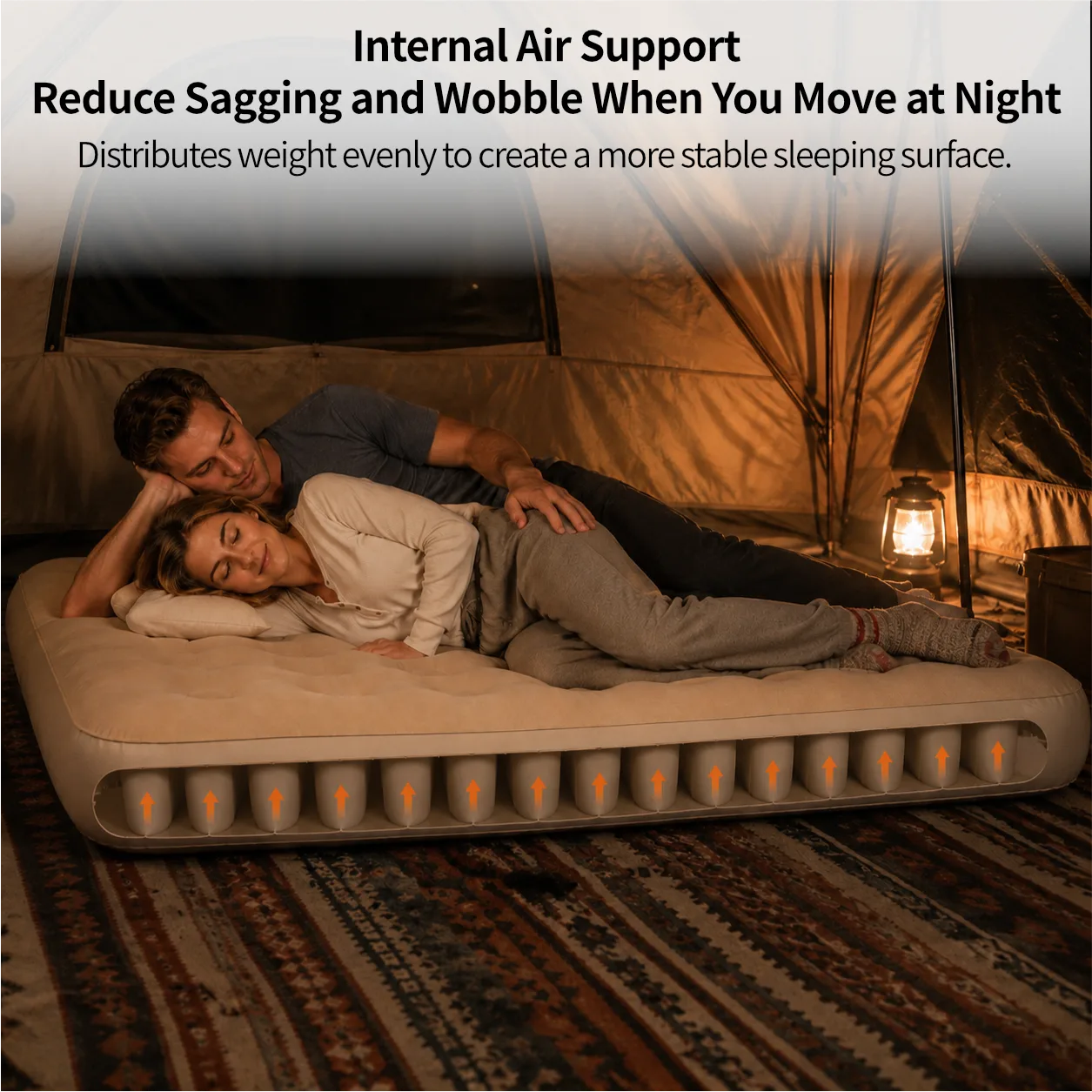 Self-Inflating Air Mattress | 300lbs Support | Traverseon