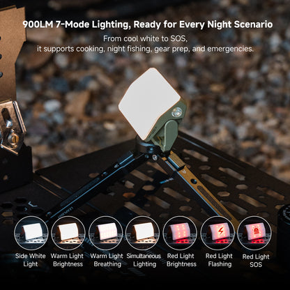 Card-style Camping Lights – Portable Multi-Mode 900LM Lamp for Outdoor | Traverseon