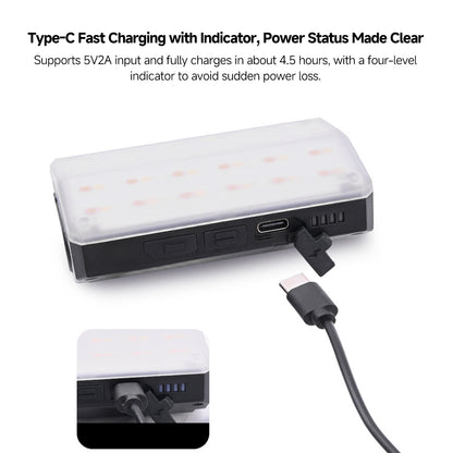 Card-style Camping Lights – Portable Multi-Mode 900LM Lamp for Outdoor | Traverseon