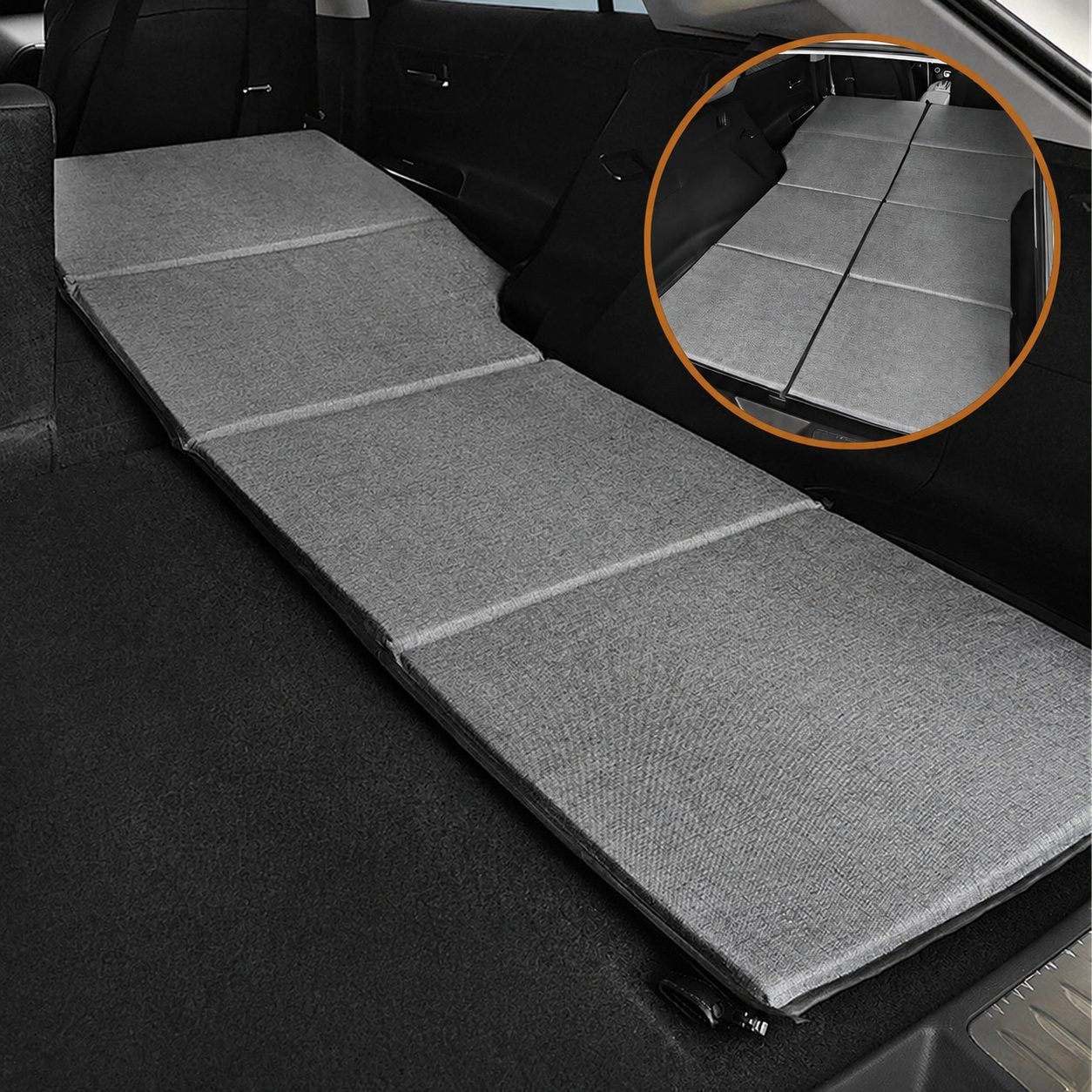 Foldable Adjustable Car Mattress – Portable Travel Bed | Traverseon