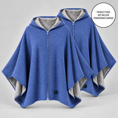 Cordless Graphene Heated Shawl – Hands-Free Wearable Warmth for Office & Home | Traverseon