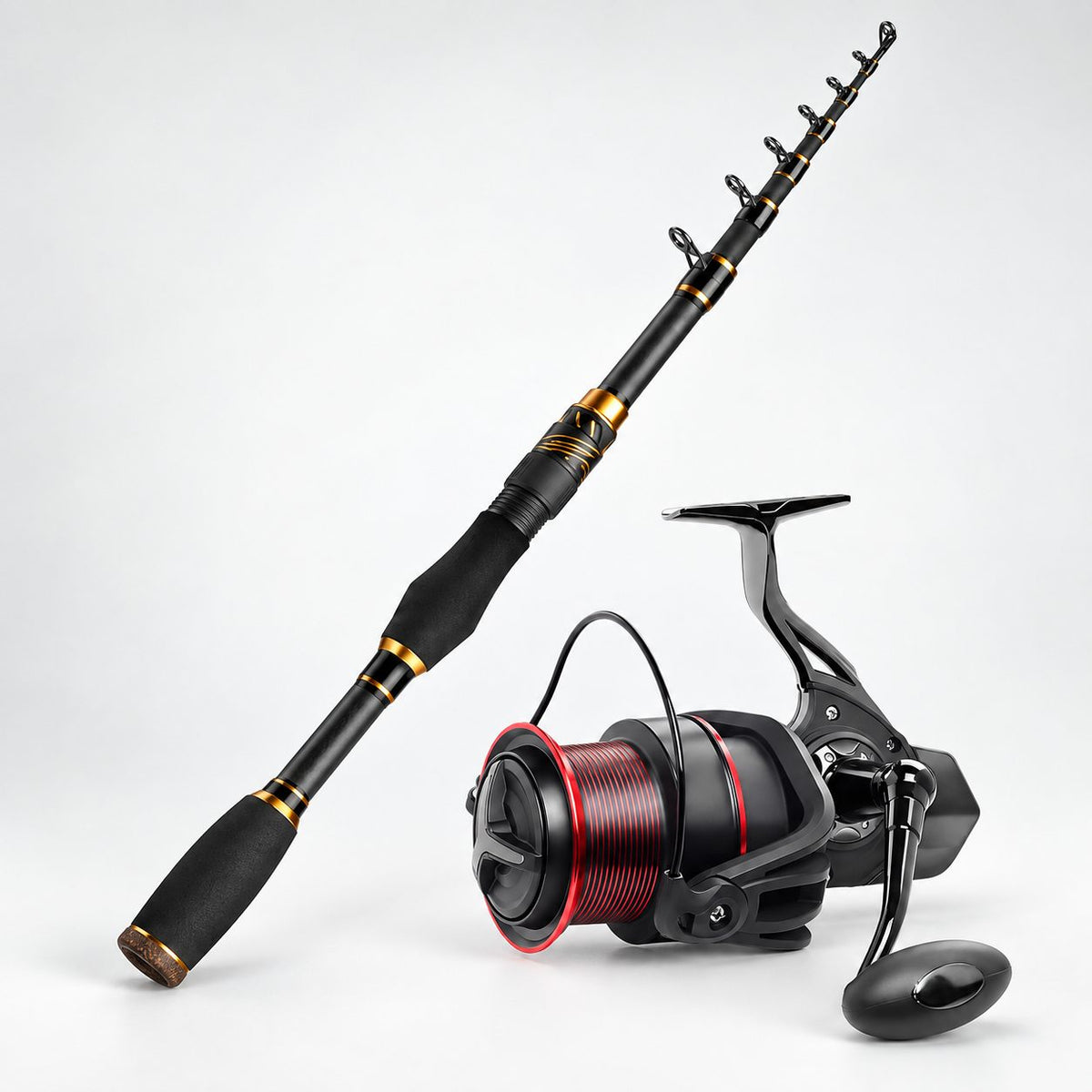 Carbon Fiber Telescopic Fishing Rod – Portable Lure Travel Pole
