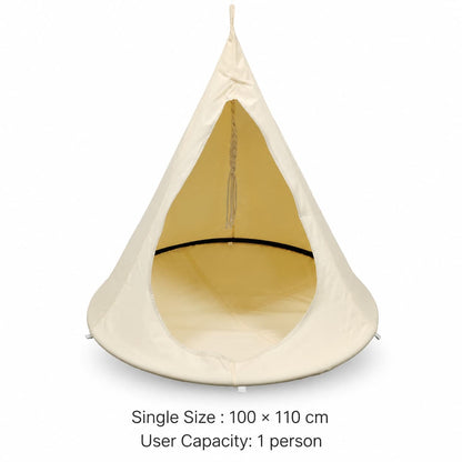 Conical Hanging Hammock Chair – 441 lb Waterproof Outdoor Swing | Traverseon