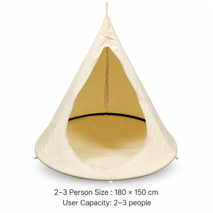 Conical Hanging Hammock Chair – 441 lb Waterproof Outdoor Swing | Traverseon