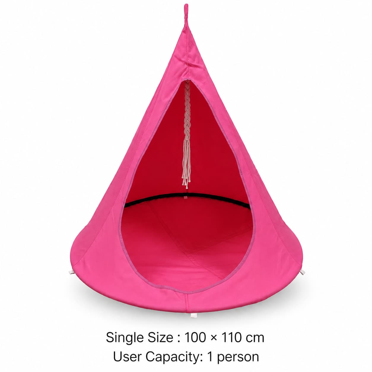 Conical Hanging Hammock Chair – 441 lb Waterproof Outdoor Swing | Traverseon