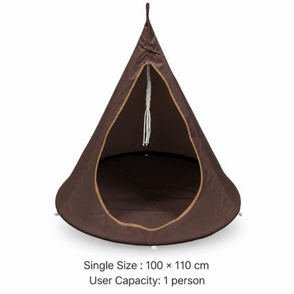 Conical Hanging Hammock Chair – 441 lb Waterproof Outdoor Swing | Traverseon