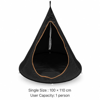 Conical Hanging Hammock Chair – 441 lb Waterproof Outdoor Swing | Traverseon