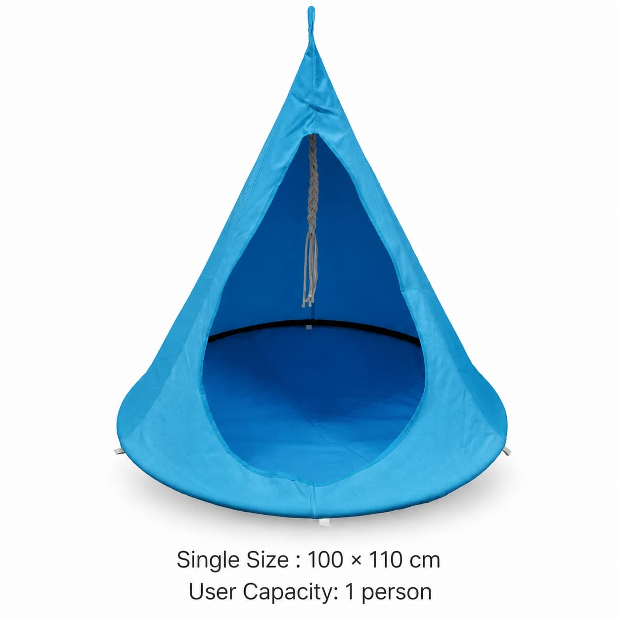 Conical Hanging Hammock Chair – 441 lb Waterproof Outdoor Swing | Traverseon
