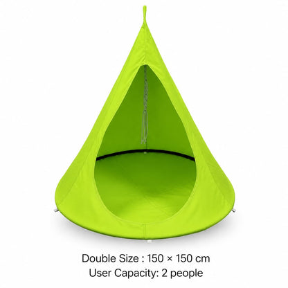 Conical Hanging Hammock Chair – 441 lb Waterproof Outdoor Swing | Traverseon