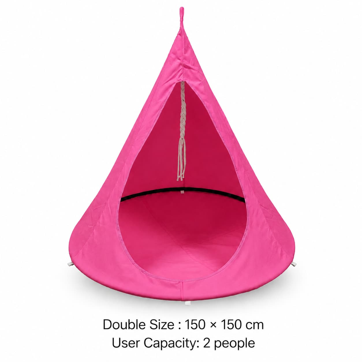 Conical Hanging Hammock Chair – 441 lb Waterproof Outdoor Swing | Traverseon