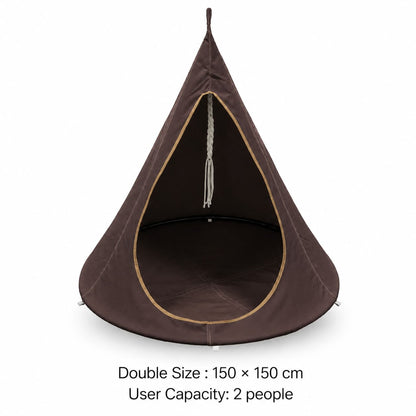 Conical Hanging Hammock Chair – 441 lb Waterproof Outdoor Swing | Traverseon