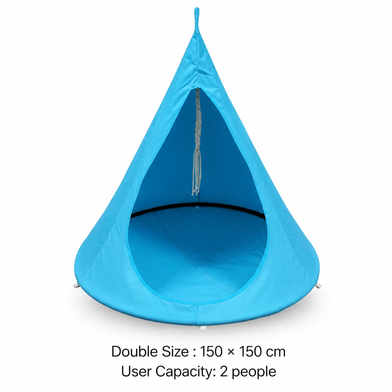 Conical Hanging Hammock Chair – 441 lb Waterproof Outdoor Swing | Traverseon