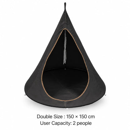 Conical Hanging Hammock Chair – 441 lb Waterproof Outdoor Swing | Traverseon