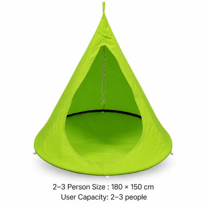 Conical Hanging Hammock Chair – 441 lb Waterproof Outdoor Swing | Traverseon