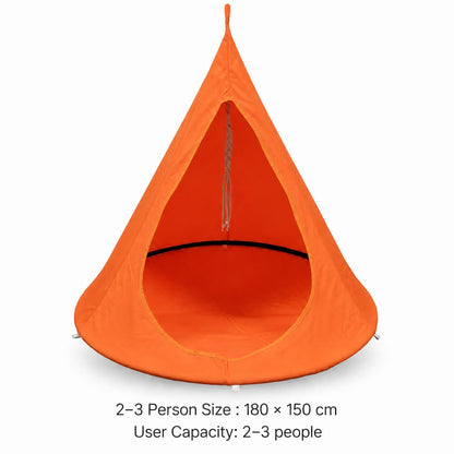 Conical Hanging Hammock Chair – 441 lb Waterproof Outdoor Swing | Traverseon