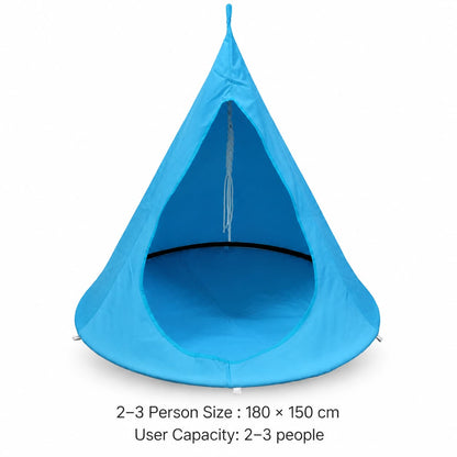 Conical Hanging Hammock Chair – 441 lb Waterproof Outdoor Swing | Traverseon