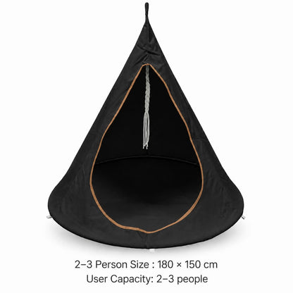 Conical Hanging Hammock Chair – 441 lb Waterproof Outdoor Swing | Traverseon