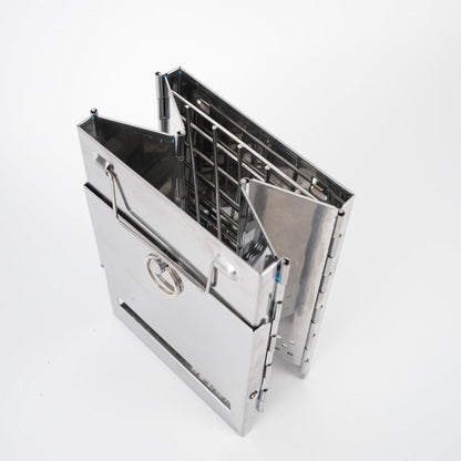 Folding Portable Wood Burning Stove – Multi-Fuel Cooking |Traverseon