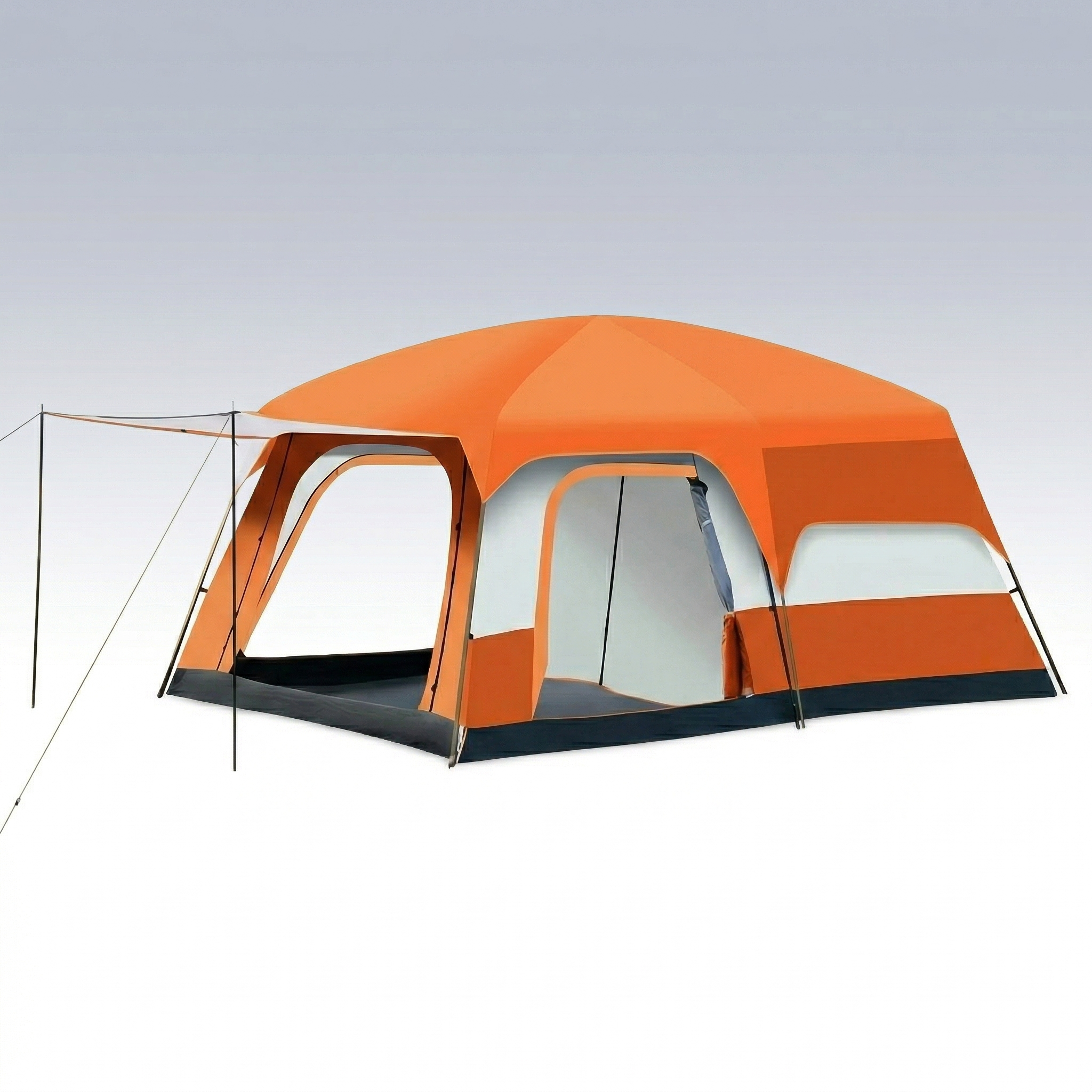 Large Tent 8-12 Person – 2-Bedroom 1-Living Room, Waterproof TearShield Camping | Traverseon