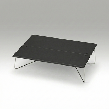 A4-Size Ultra-Light Foldable Aluminum Outdoor Table – Compact Camp Side Table | Traverseon