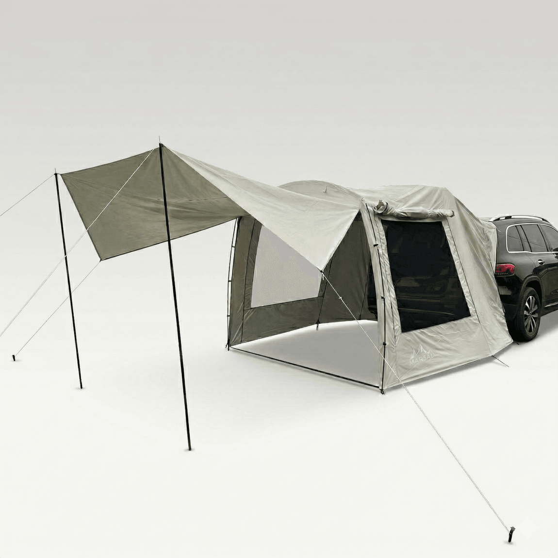 SUV Tailgate Tent Canopy – Leak Resistant 210T 3000 Waterproof UV Protection for Car Camping | Traverseon