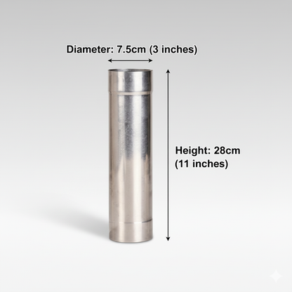 Portable Camping Wood Burning Stove Chimney Pipes * 6 Pieces