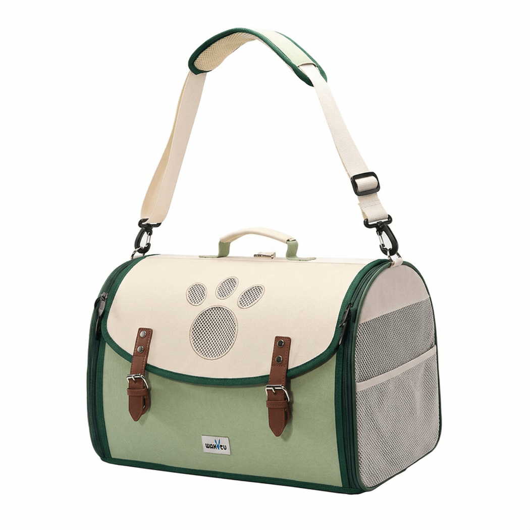 3-Way Anti-Escape Pet Carrier Backpack – Foldable Breathable Travel Bag for Cats & Small Dogs | Traverseon