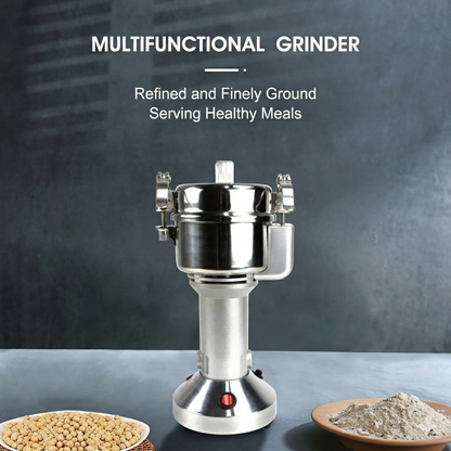 Upright Electric Grain Grinder – 850W/1500W High-Speed Stainless Steel Spice & Coffee Mill | Traverseon