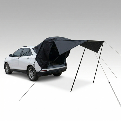 SUV Car Camping Tailgate Awning, Waterproof Privacy Screen, Extended Canopy, All-Terrain & All-Season Use | Traverseon