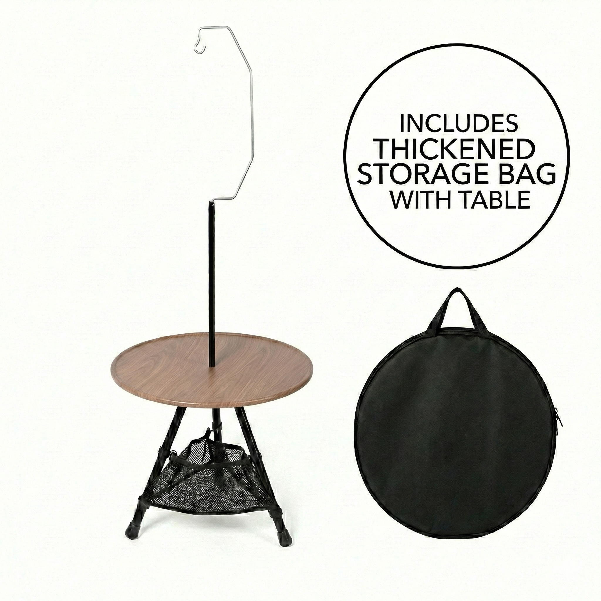 Aluminum Alloy Table – Small Round Portable Detachable Camping Outdoor | Traverseon