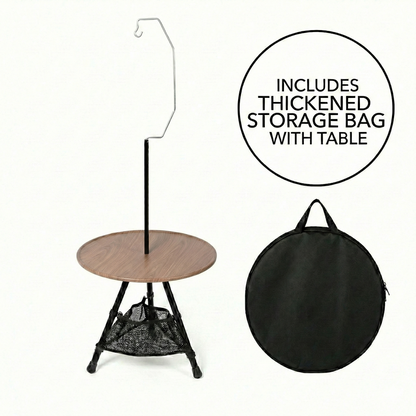 Aluminum Alloy Table – Small Round Portable Detachable Camping Outdoor | Traverseon