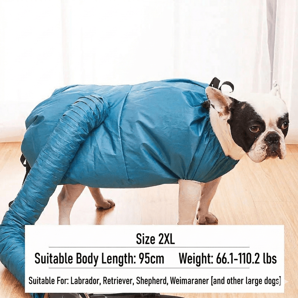 Dryer Dog Pet Drying Bag – 360° Circulating Hair Lock Hands-Free | Traverseon