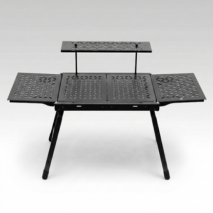 Lightweight IGT-Compatible Aluminum Camping Table, Foldable & Stove-Ready