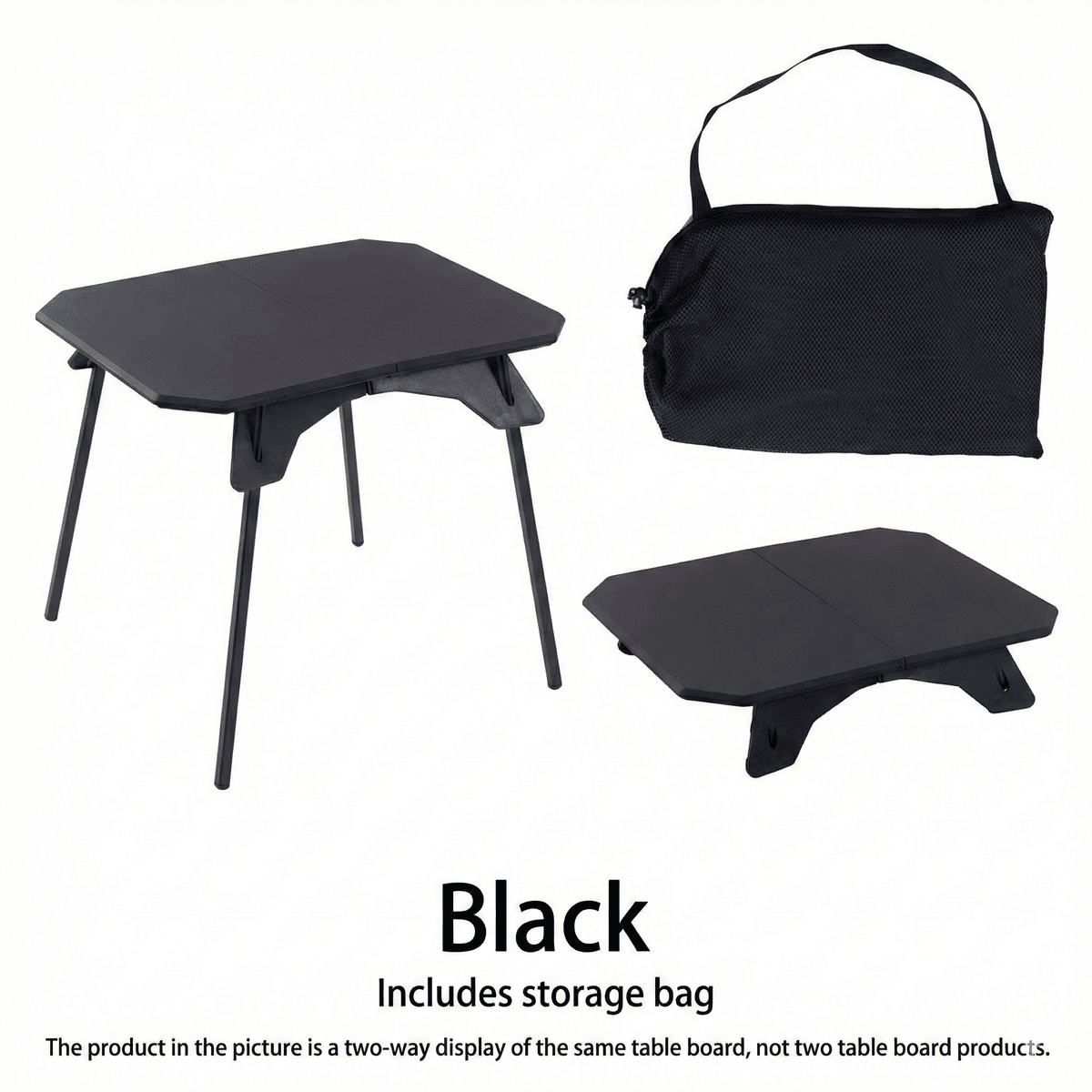 Portable Camping Table – 10/40 cm Dual-Height Small Folding Table | Traverseon