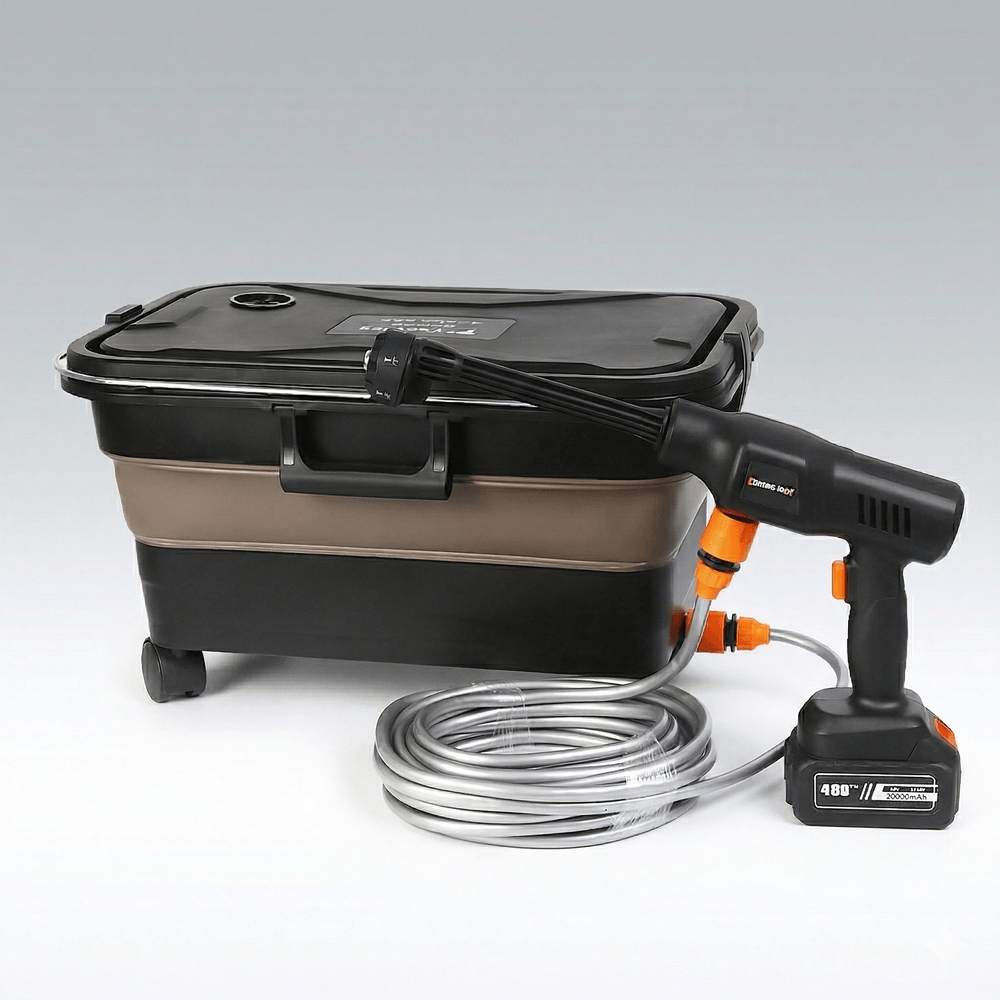 Portable Cordless Pressure Washer, 23L Tank, 6 Modes, All-Scene Cleaning | Traverseon