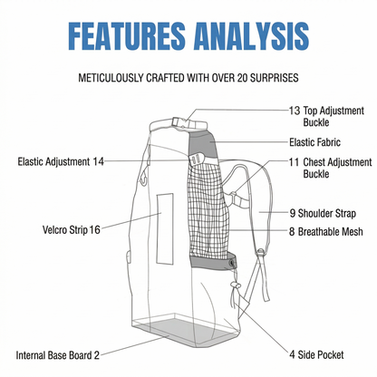 Pet Backpack Carrier with Whistle & Anti-Escape Safety – Breathable Ergonomic Design | Traverseon