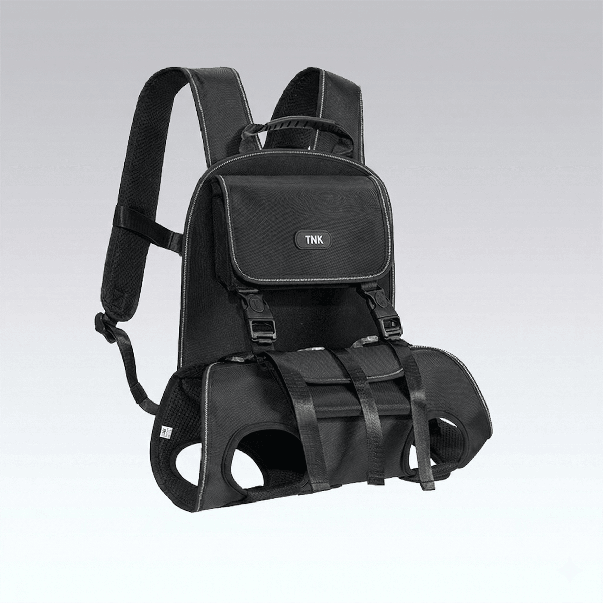 Breathable Dog Backpack Carrier - Ergonomic 3-Point Support for Hiking & Daily Walks (Up to 33 lbs) | Traverseon