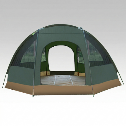Octagon Camping Tent 3-4 Person 4 Season Waterproof Double Layer for Backpacking | Traverseon