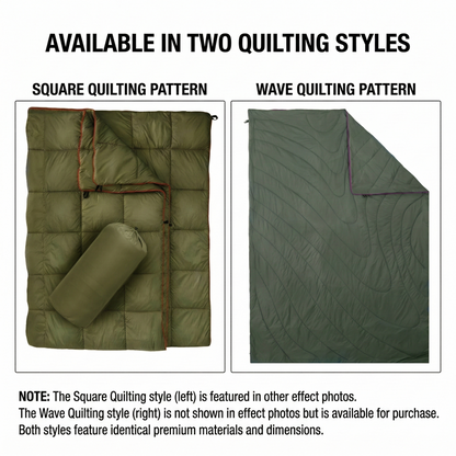 Camping Blanket – Ultralight 79x55 in Wearable Water-Resistant Outdoor | Traverseon