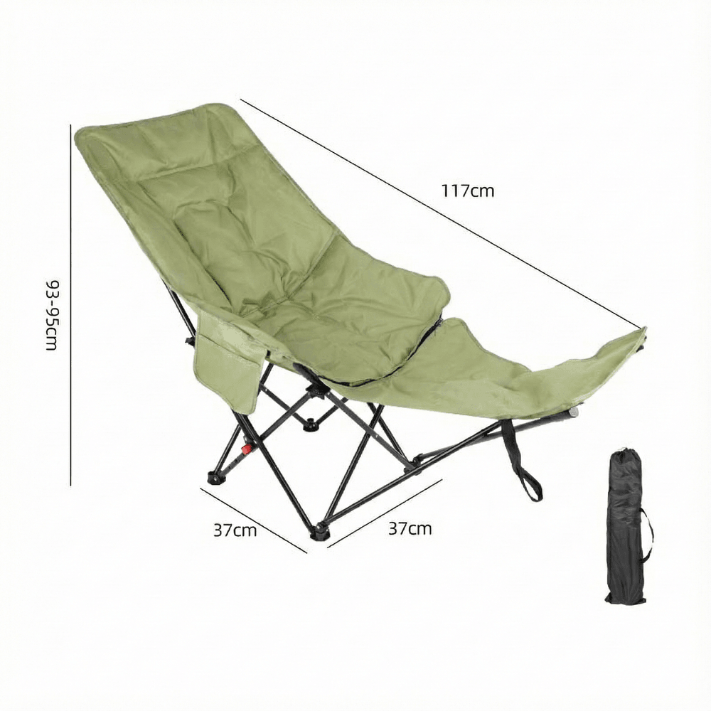 265 lb Reclining Moon Chair — 4-Level Adjustable, Extra-Wide Seat, Multi-Scene Outdoor Use | Traverseon