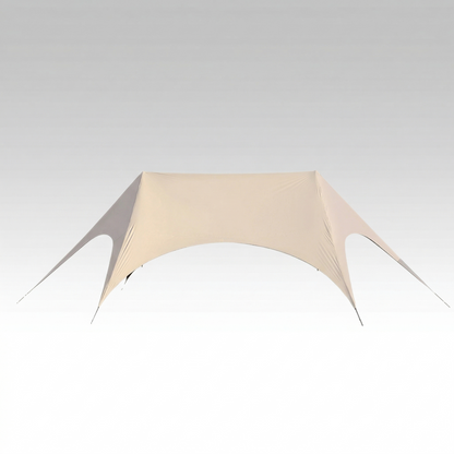 StormLock™ Hex Shelter — 360° Rainproof, 6-Point Stable, 2.6m Tall Entry, All-Terrain Portable | Traverseon