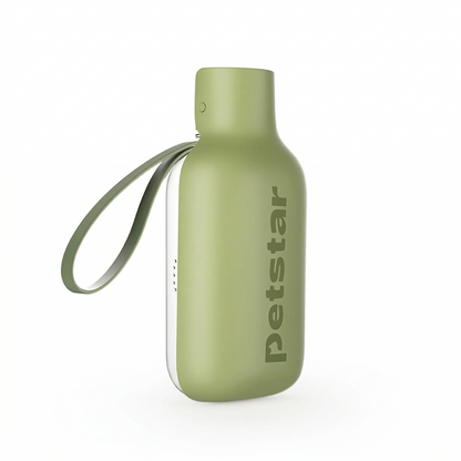 Portable Dog Water Bottle – 550/350ml 150° Fold Wide-Mouth, Leak-Proof for Outdoor Walking | Traverseon