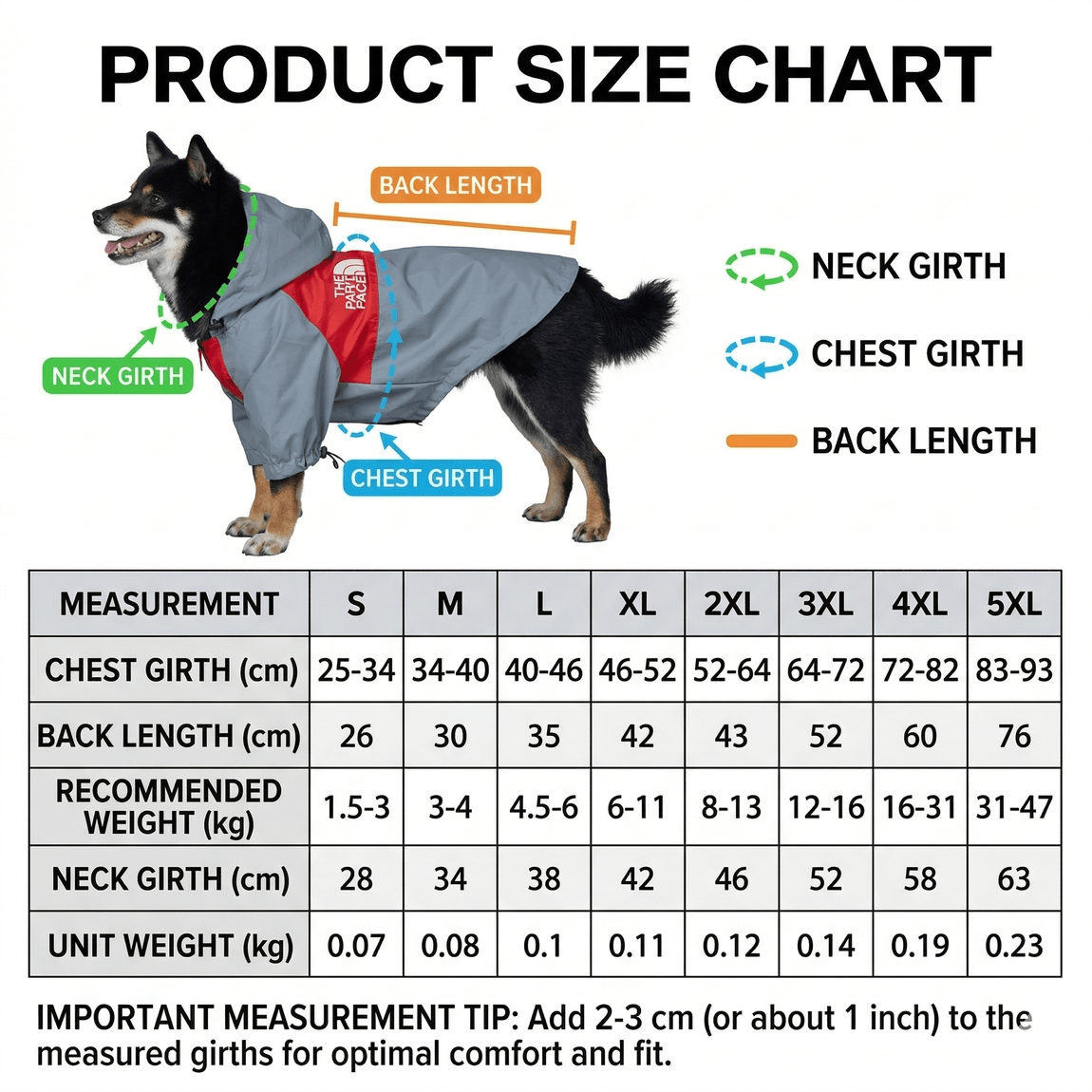 Reflective Waterproof Dog Jacket – Reversible Raincoat, Adjustable Fit S–5XL | Traverseon