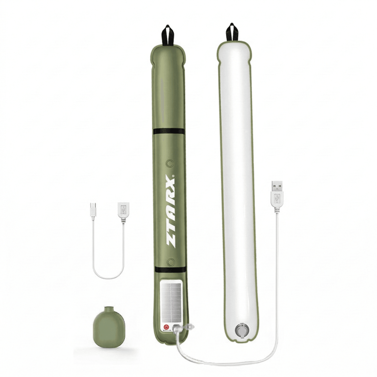 Solar Inflatable Camping Lantern – Rechargeable Waterproof LED Light | Traverseon