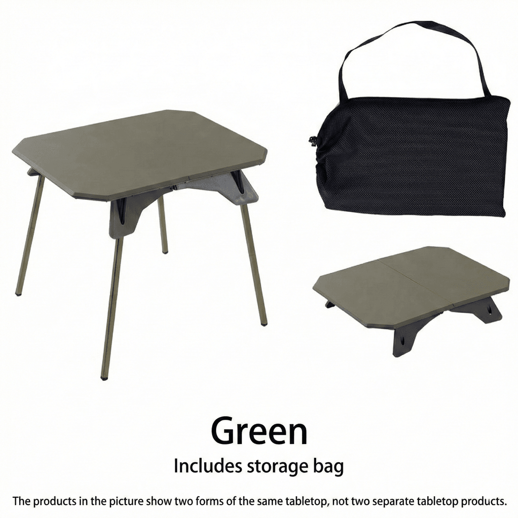 Portable Camping Table – 10/40 cm Dual-Height Small Folding Table | Traverseon