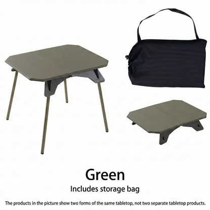 ABS & Aluminum Table – Camping Folding Dual-Height 1.6KG Portable Picnic Outdoor | Traverseon