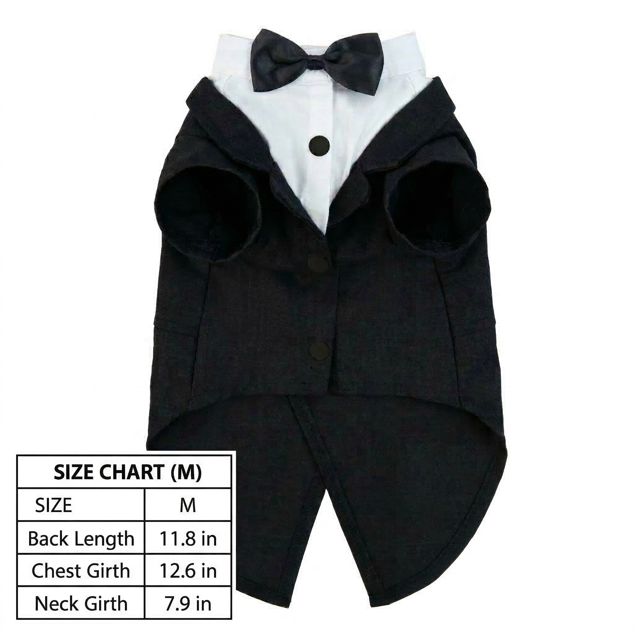 Cat Tuxedo Outfit – Formal Pet Suit with Bow Tie for Weddings & Parties | Traverseon