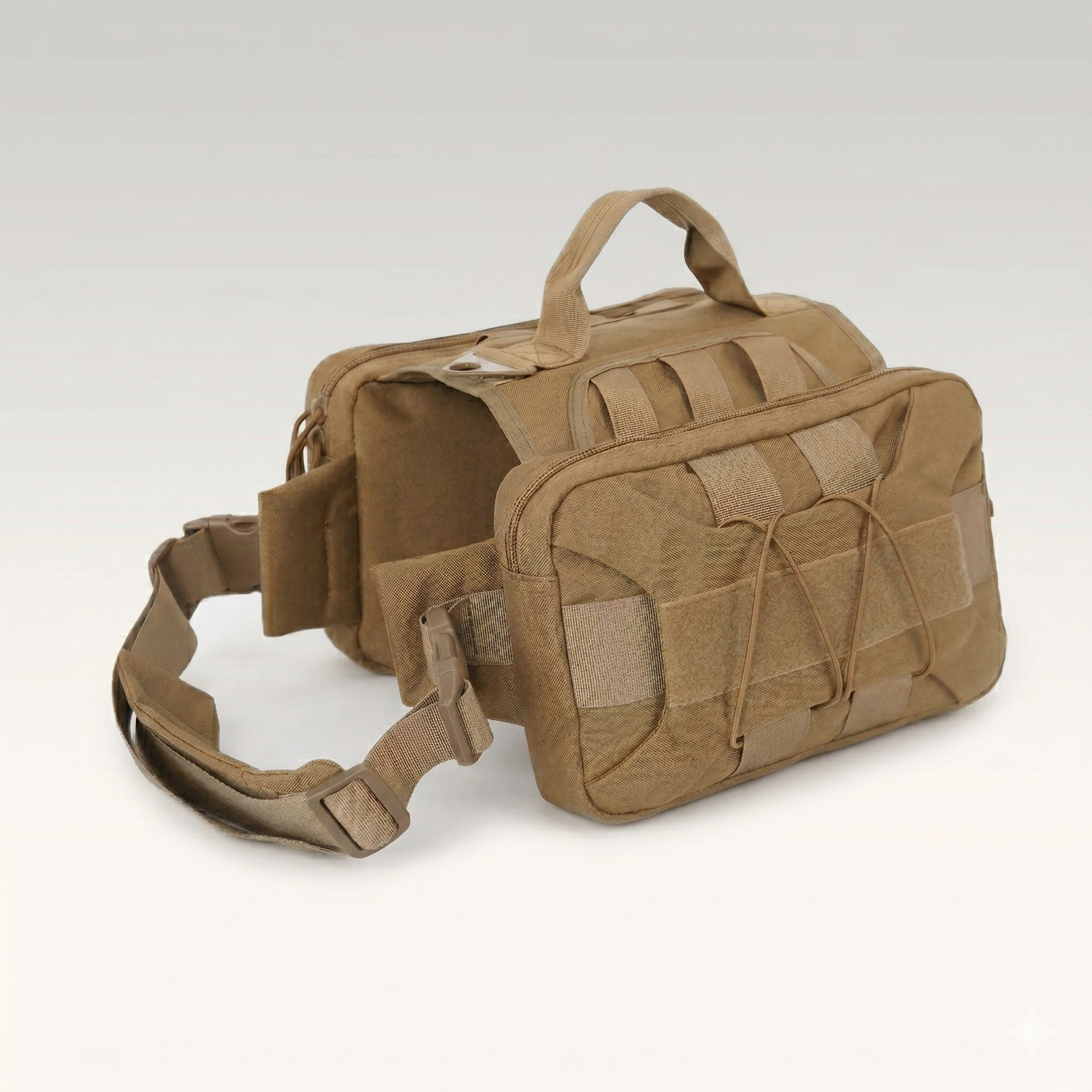 Tactical Dog Vest for Large Dogs – 1000D Nylon No-Pull Training Harness with Handle & Molle | Traverseon