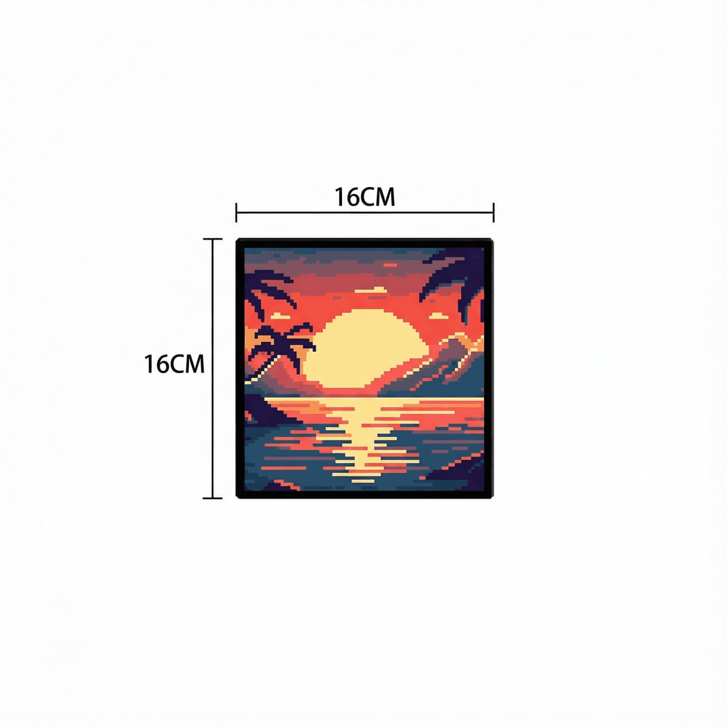 LED Pixel Art Display – 6.3–25.2 in App-Controlled Frame & Speaker | Traverseon