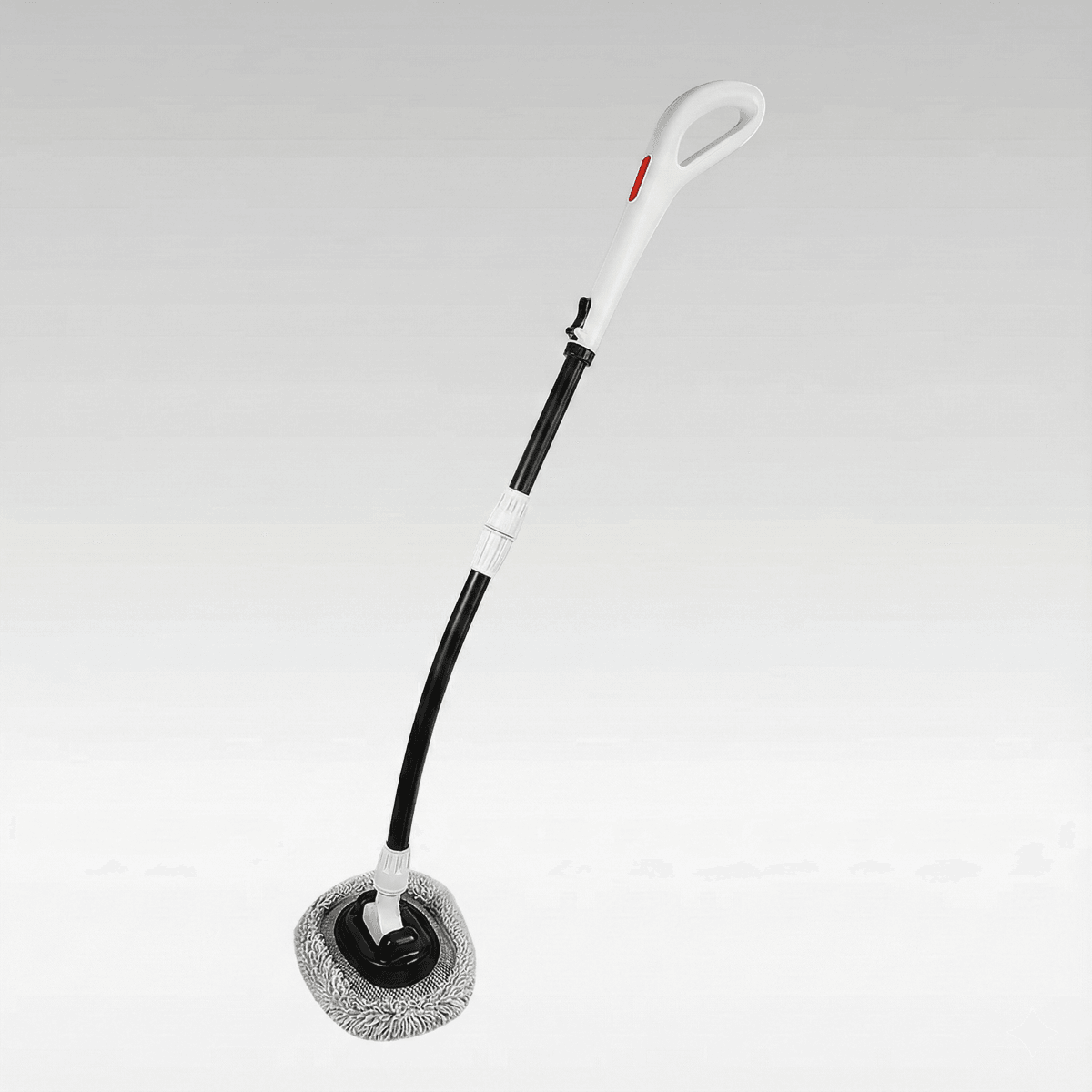 Car Wash Mop – 180° Head, Curved Ergonomic Handle for Scratch-Free Cleaning | Traverseon